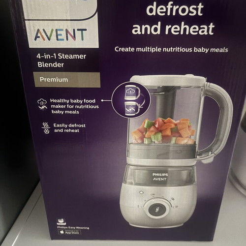 Philips Avent Premium 4-in-1 Steamer Blender like new for baby food