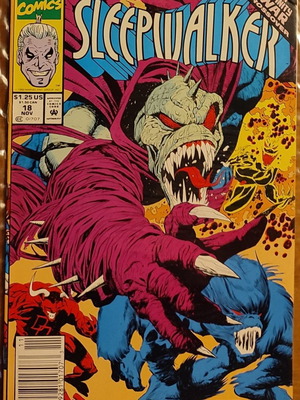 Sleepwalker Marvel Comics μεταχειρισμένο, αγγλικά