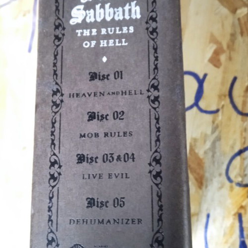 Black Sabbath The Rules of Hell CD box set like new