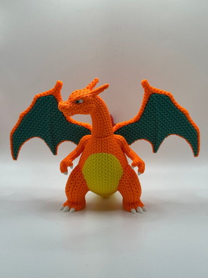 Pokemon Charizard 3D printed figure 12x19x19 cm new