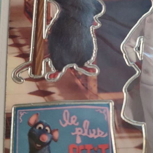 Ratatouille Disney laser sticker set, 3 cards