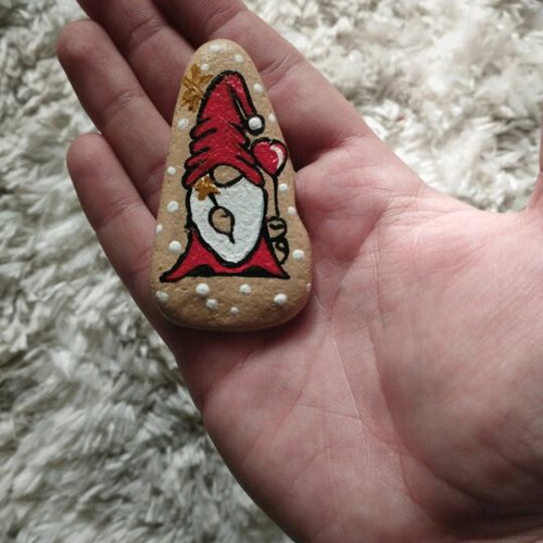 Decorative hand-painted Ai Vasili stones new