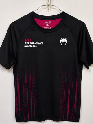 Venum UFC Performance Rashguard size L new, black and burgundy