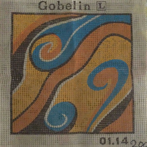 Gobelin L Printed Canvas 35x35 cm new, modern abstract design