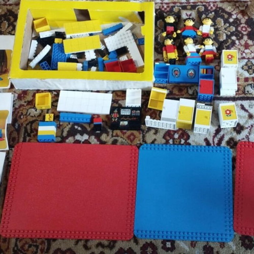 Lego sets 263 264 266 used, pack of 3, with instructions and box part 1974