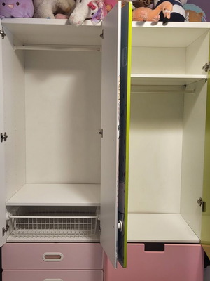 Ντουλάπες Stuva IKEA για παιδικό δωμάτιο σαν καινούργιες με συρτάρια και ράγες