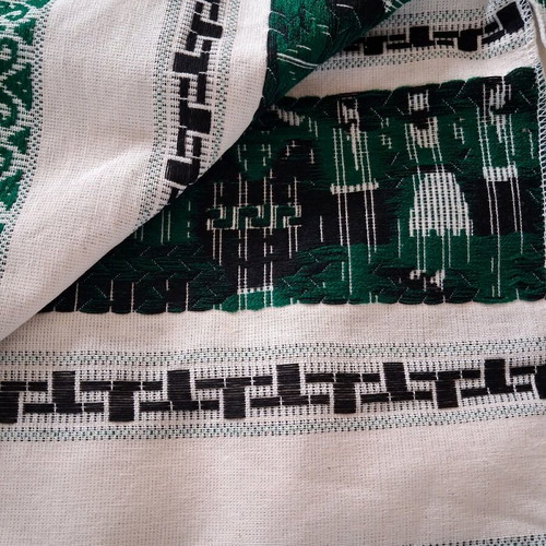 Cretan woven textile with traditional motifs, new