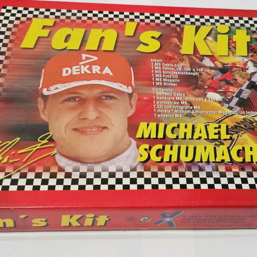 Michael Schumacher Fan’s Kit Formula 1 collectible set like new