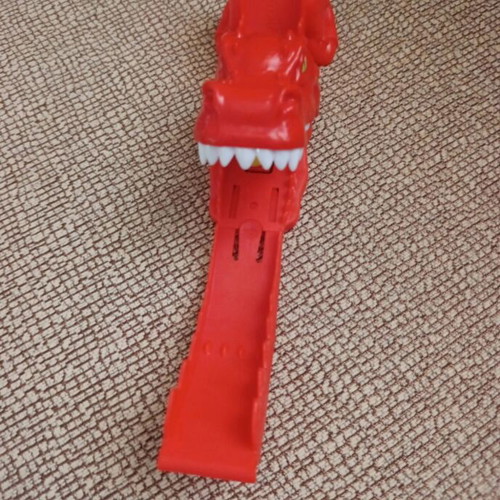 Hot Wheels City T-Rex Launcher piece used, missing tail