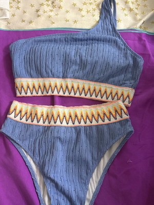 Blue swimsuit size L like new