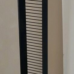 Metal column for 100 CDs height 1.70 m