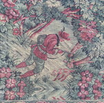 Vintage πάντα τοίχου 'Κυνήγι στο δάσος' ταπισερί Jacquard 70x150 εκ.