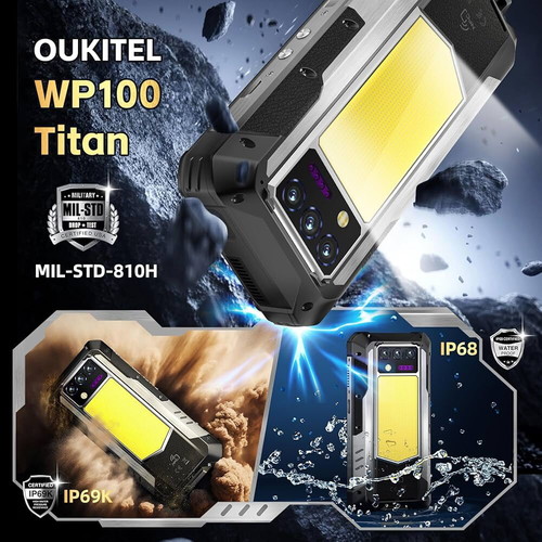 Oukitel WP100 Titan 5G Dual SIM smartphone new, 16/512GB, black