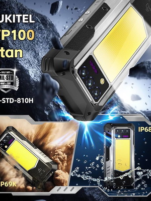 Oukitel WP100 Titan 5G Dual SIM smartphone καινούριο, 16/512GB, μαύρο