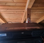 Dvd player used, functional without connection cable and remote