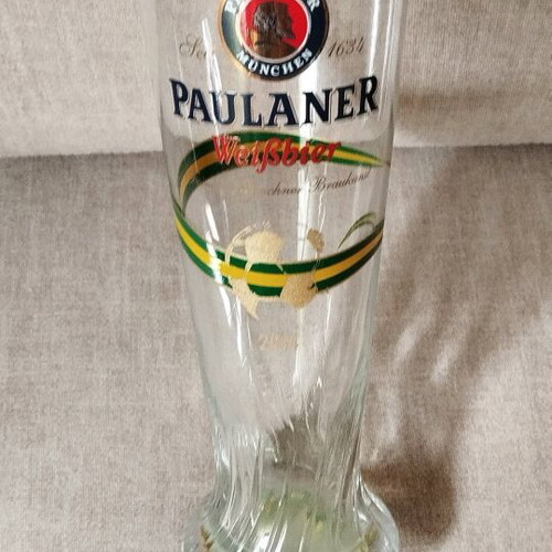 Paulaner collectible 500ml beer glass World Cup Brazil 2014 new
