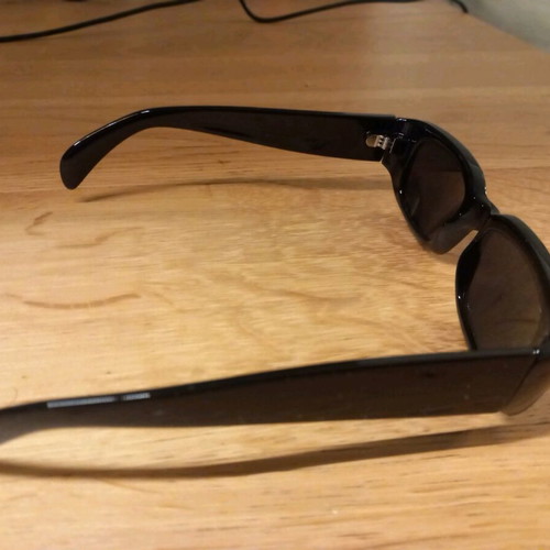 Black sunglasses in modern design new, Made in Italy