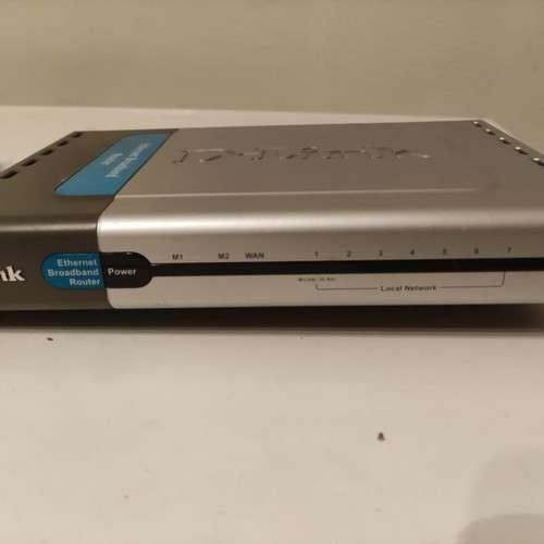 D-Link DI-707P Broadband Router used, router, switch and print server