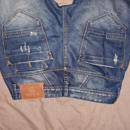 M. Sara modern mid-rise jeans like new, size 38 blue