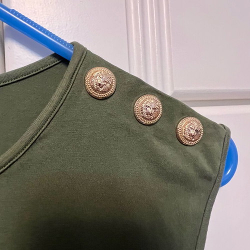 Balmain blouse green size medium like new