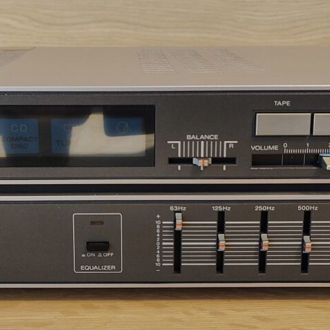 Sony TA-V30 vintage stereo amplifier with equalizer
