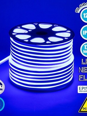 GloboStar OVALE 120° Neon Flex Epistar LED SMD 2835 1m New