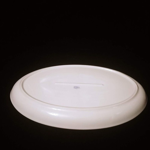 Oval serving platter like new, Ionia Greece porcelain with orchid design