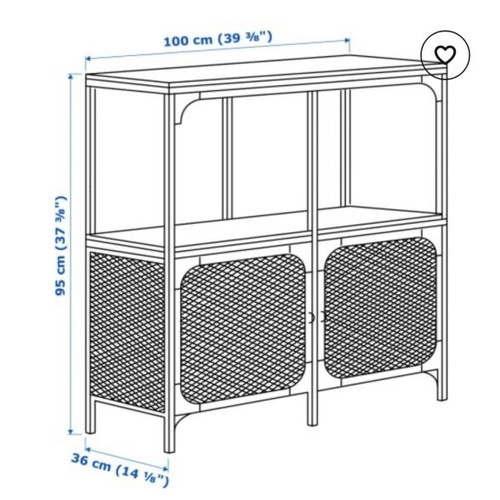 IKEA FJÄLLBO furniture set with TV stand, shelf and coffee table