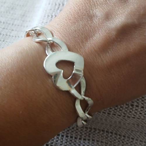 Folli Folli 925 silver bracelet like new, 19 cm diameter, 20 grams