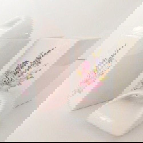 VINTAGE SET 2 ΤΕΜ ΒΑΖΆΚΙΑ ΜΕ ΚΑΠΆΚΙ ΑΠΌ ΠΟΡΣΕΛΆΝΗ - ΛΙΛΙΟΥΜ