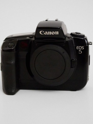 Canon EOS 5 φιλμ φωτογραφική μηχανή με grip μεταχειρισμένη
