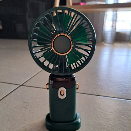 Mini handheld fan new with rechargeable USB battery, portable foldable