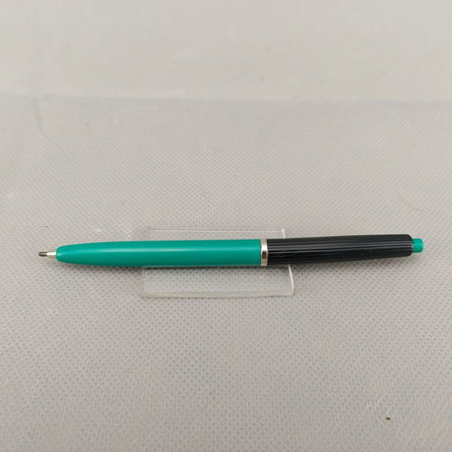 Renox vintage pen from Austria used, green and black plastic