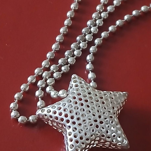 Silver necklace 925, 44 cm with pendant, like new
