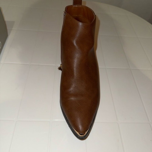 Migato ankle boots used size 39 brown with metal toe