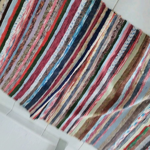 Cotton traditional woven rug new 350x90 cm