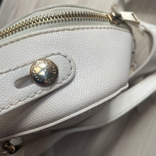 Furla backpack used, beige with front accessory option