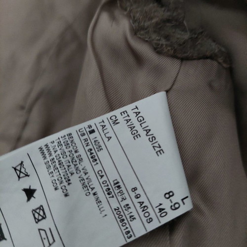 Benetton Kids Sleeveless Fur Vest New Ecological Fur