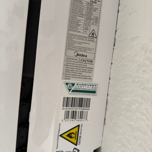 MIDEA INVERTER QUATTRO 24000 BTU air conditioner, Blanc series