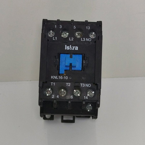 Iskra 3P power relay 7.5kW coil voltage 220 V AC like new