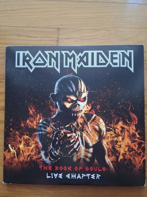 Iron Maiden Book of Souls Live 3LP used, rock