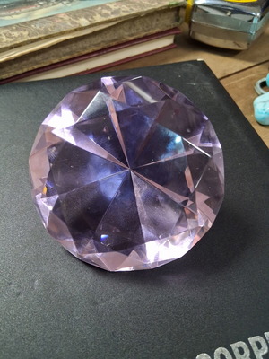 Glass diamond large size used decorative