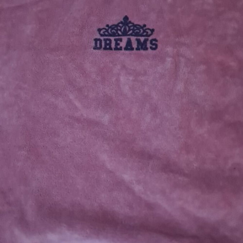 Girls' velour tracksuit set like new, dusty pink, size 12 small fit