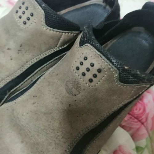 Timberland casual waterproof shoes size 43 used, beige and black