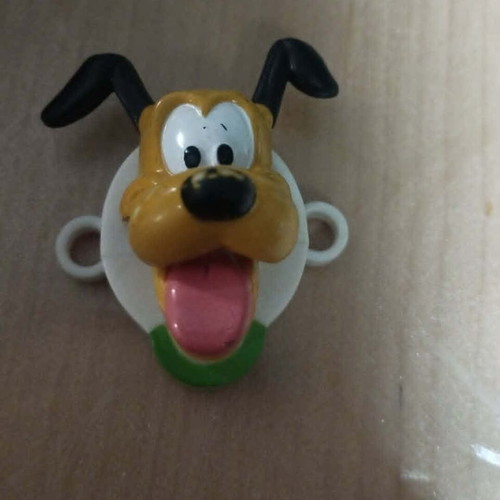 Pluto Dog Shoelace Bow Biters vintage accessory used, 1989