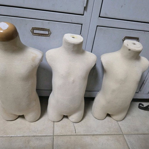 Children's Busts used, set of 3