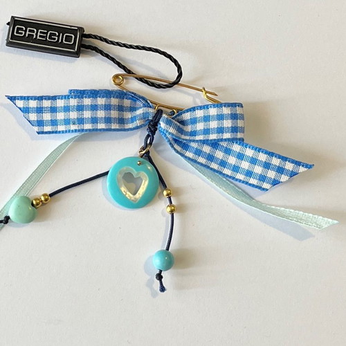 Gregio 9k Matohandro like new with turquoise and mother of pearl