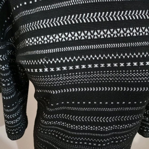 Mango women's dress black with silver details like new