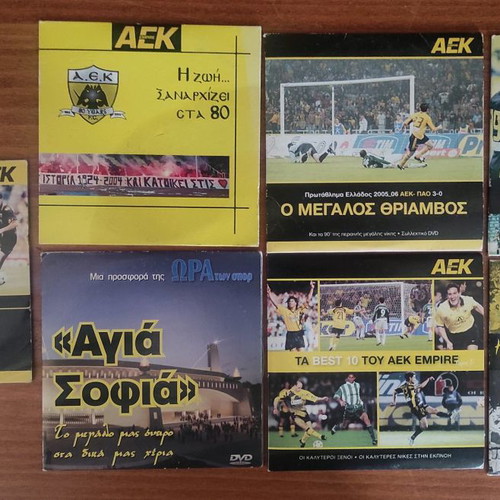 AEK collectible historical DVDs like new, pack of 7