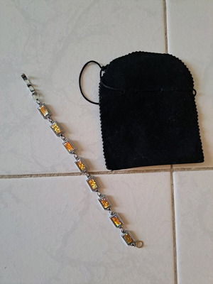 Bracelet like new, multicolored and silver